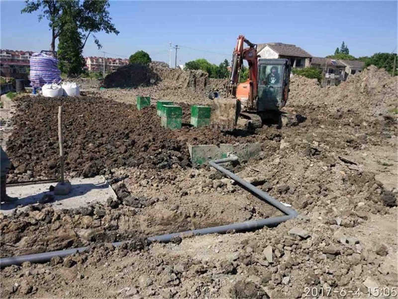 成都市成灌高速石家橋收費站AB區(qū)，地埋式生活污水處理系統(tǒng)